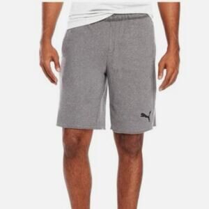 Puma Men’s French Terry shorts in Heather Gray size medium new with tags